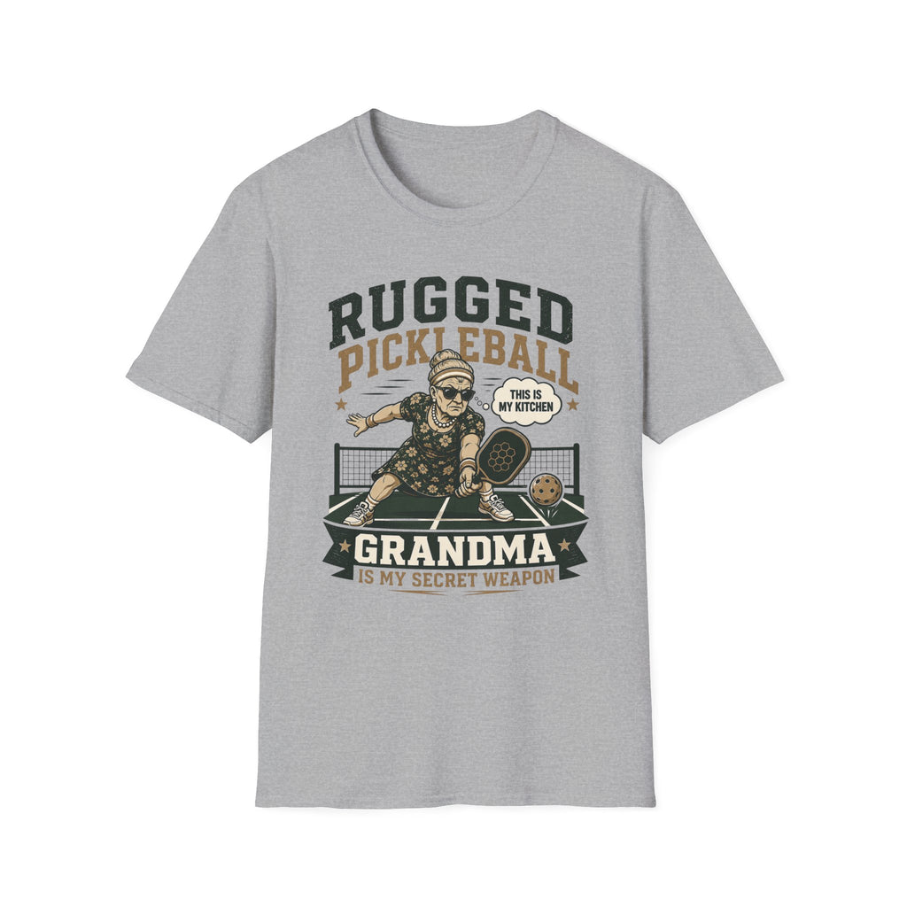 “Grandma Is My Secret Weapon” - Rugged Pickleball Grandma T-Shirt
