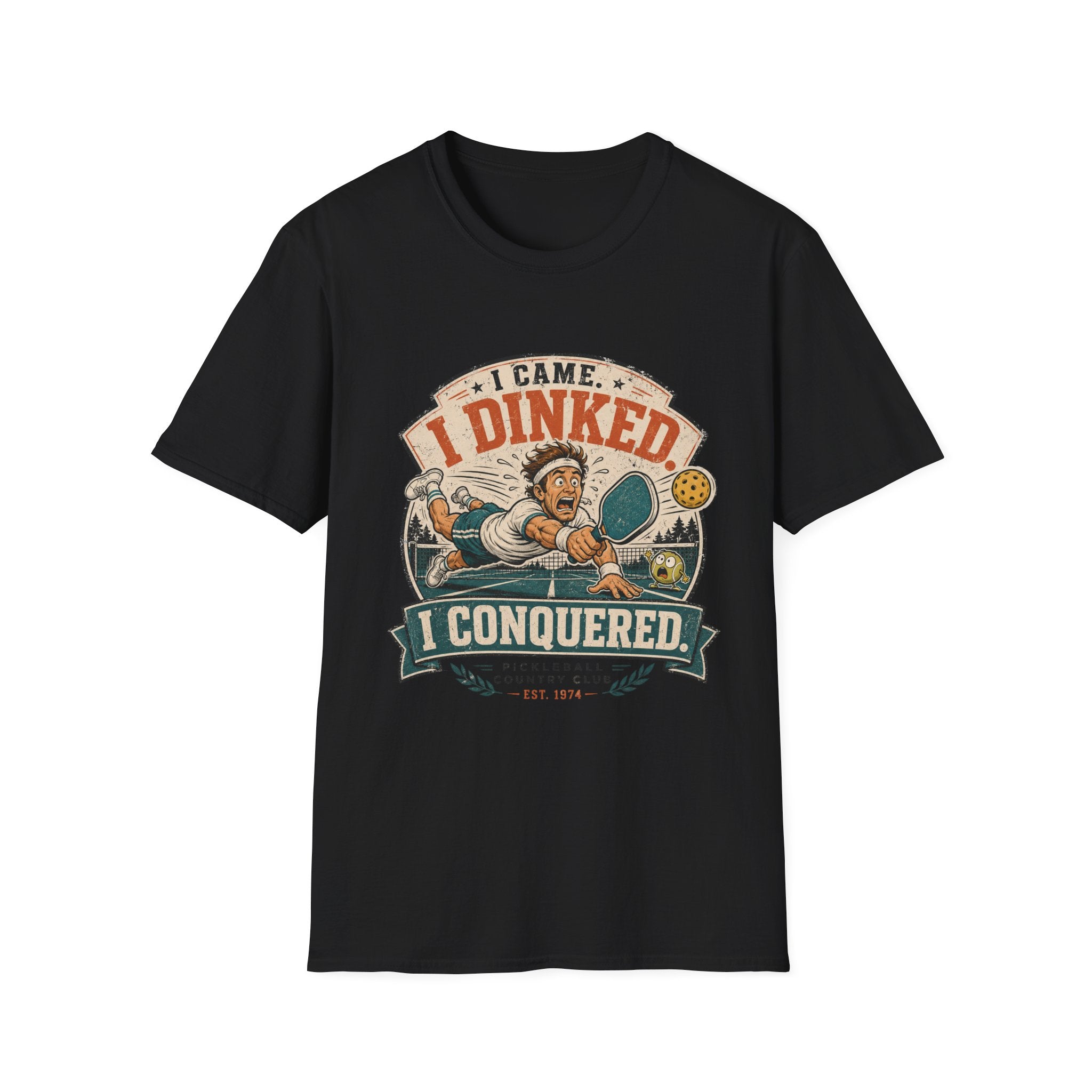 I Came, I Dinked, I Conquered Pickleball T-Shirt