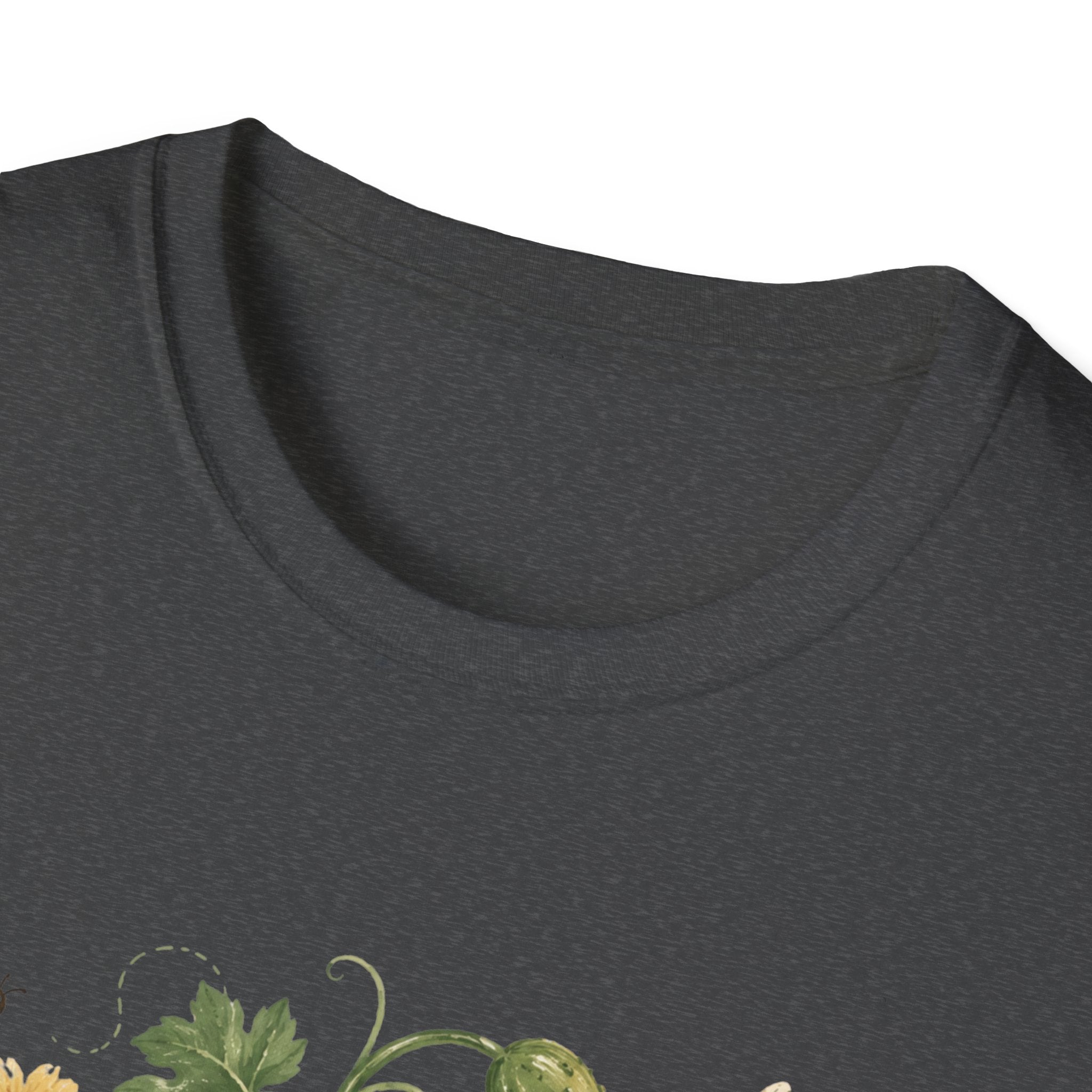Pickleball Floral Paddle T-Shirt — Retro Garden Pickleball Design