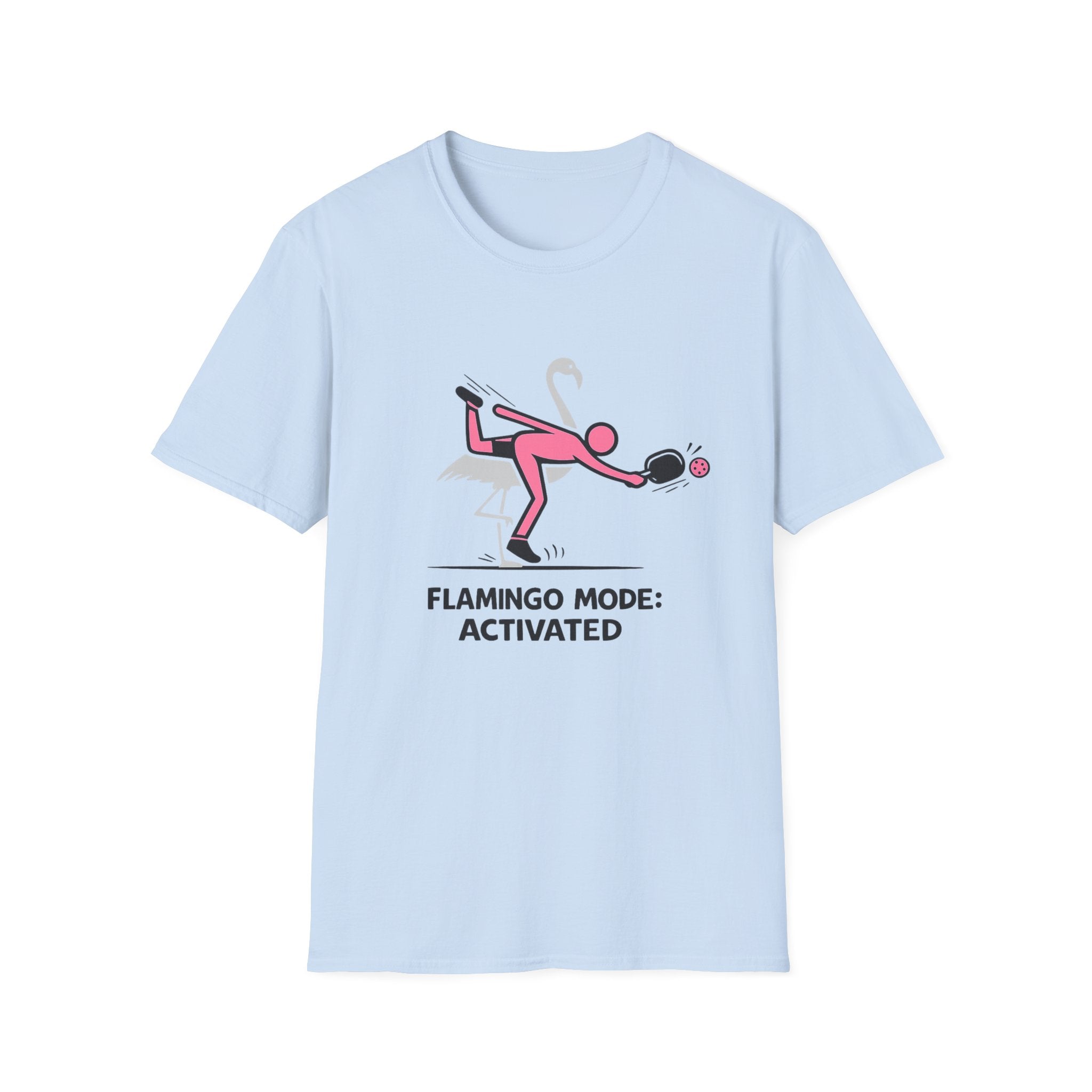 "Flamingo Mode: Activated" Pickleball Graphic Tee