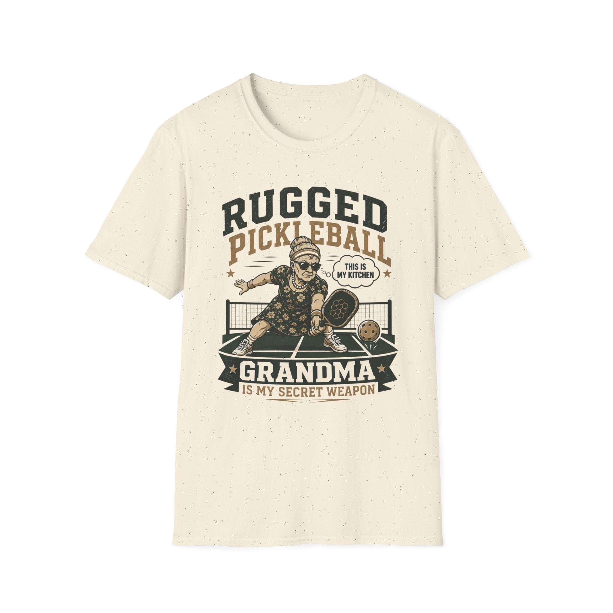 “Grandma Is My Secret Weapon” - Rugged Pickleball Grandma T-Shirt