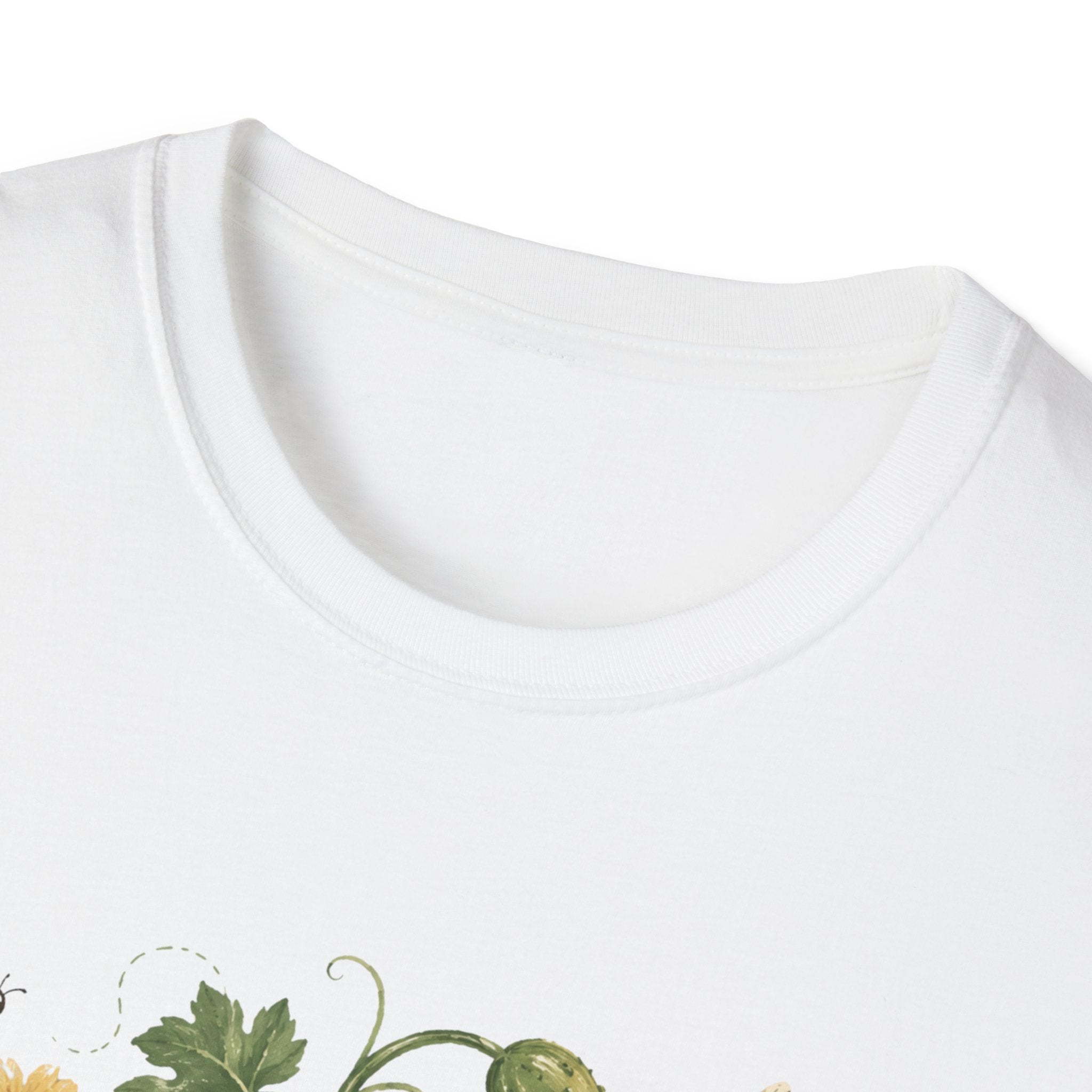 Pickleball Floral Paddle T-Shirt — Retro Garden Pickleball Design
