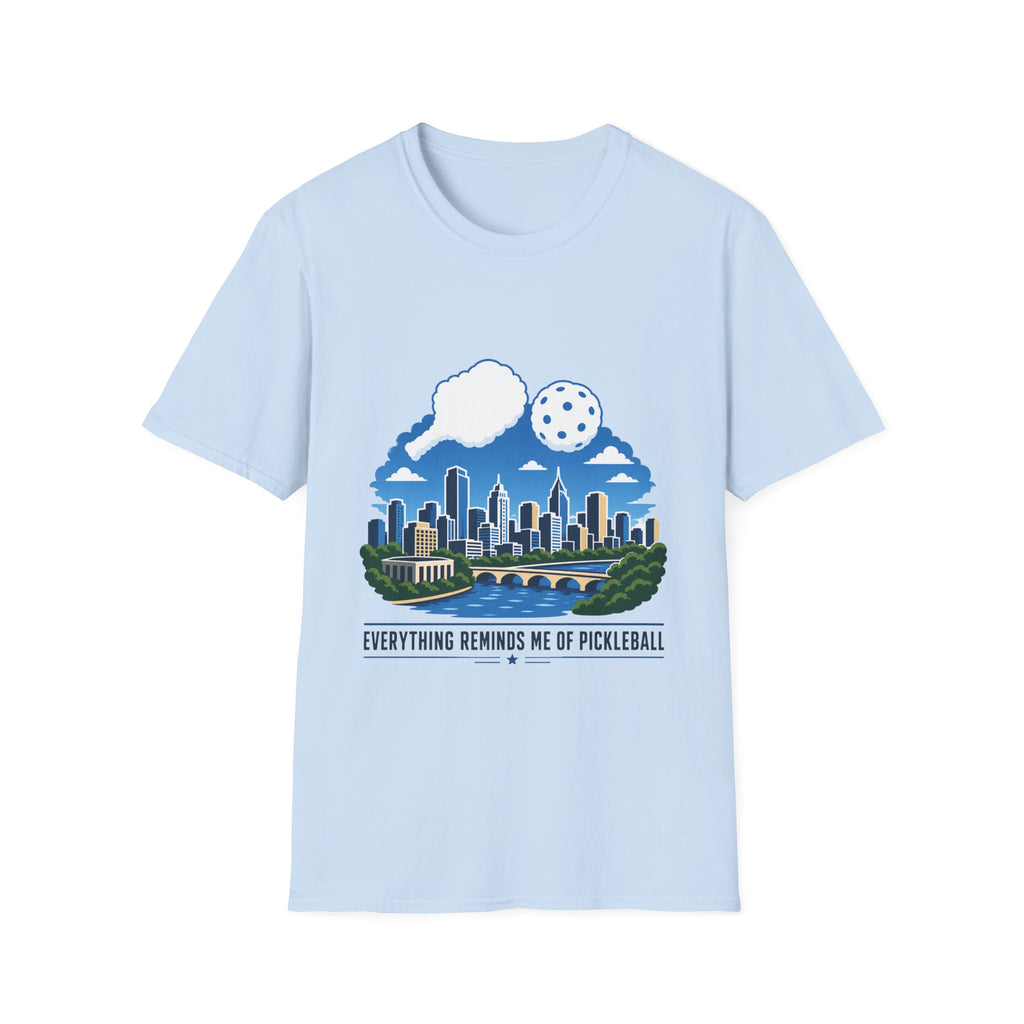 Pickleball City Skyline — "Everything Reminds Me of Pickleball"