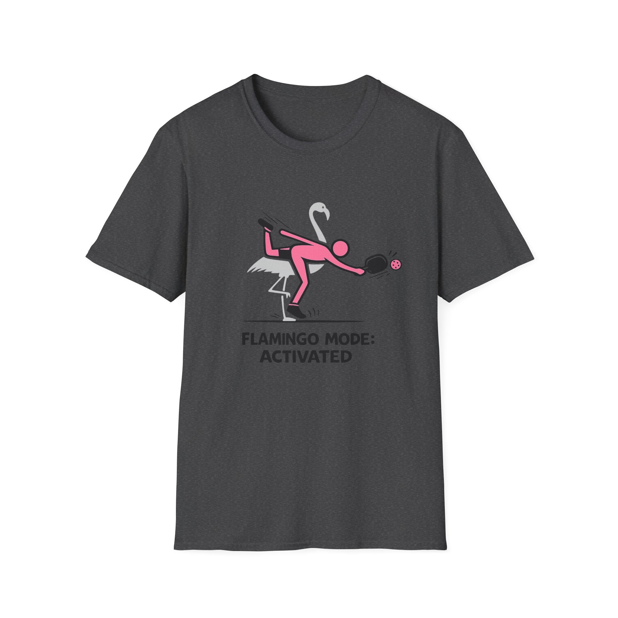 "Flamingo Mode: Activated" Pickleball Graphic Tee