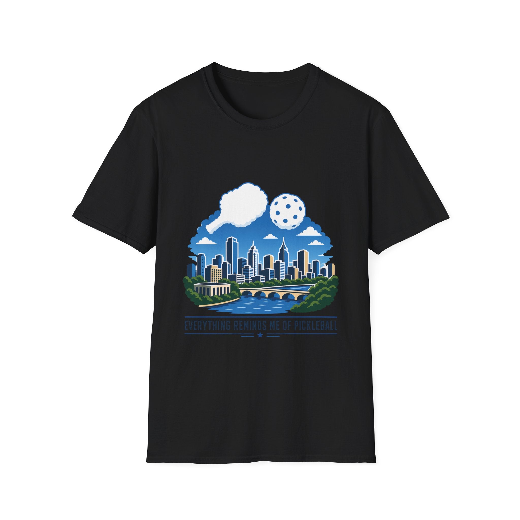 Pickleball City Skyline — "Everything Reminds Me of Pickleball"