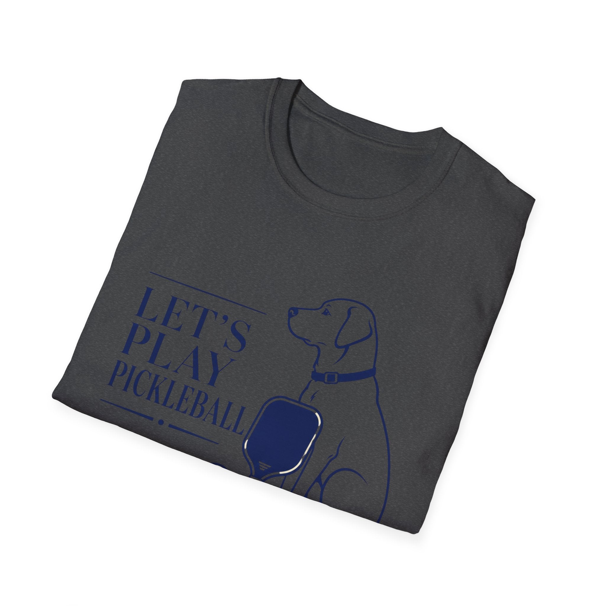 Pickleball Dog T-Shirt - "Let’s Play Pickleball"