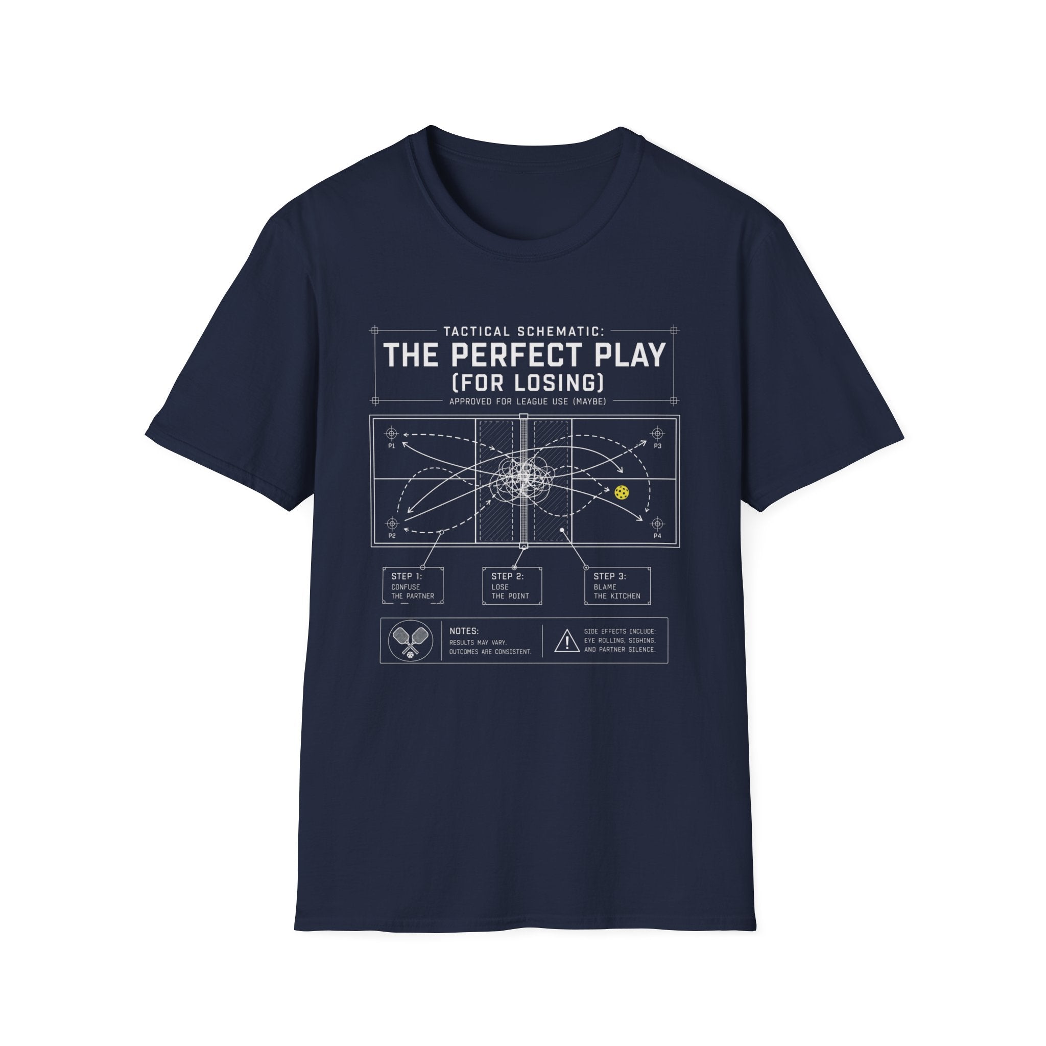'The Perfect Play (For Losing)' Tactical Pickleball Shirt