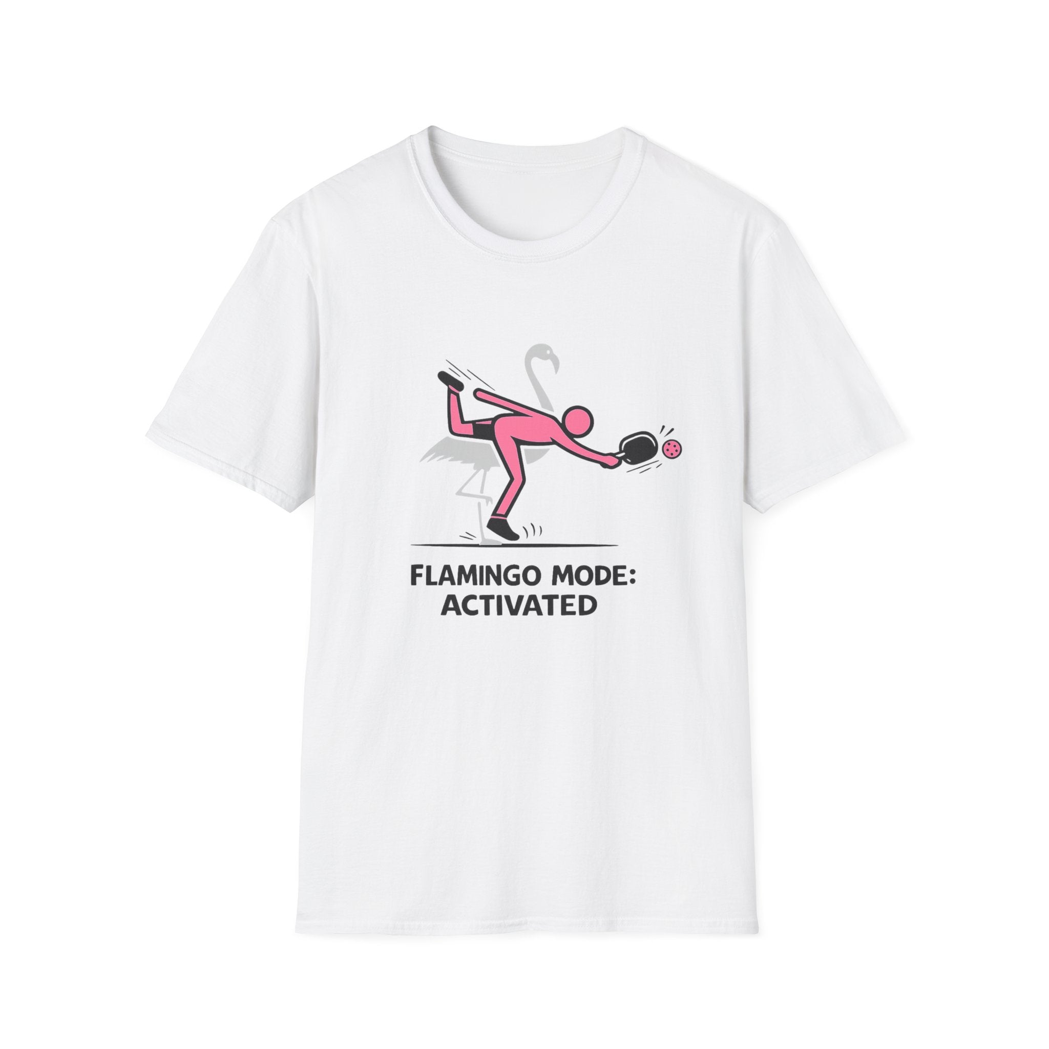 "Flamingo Mode: Activated" Pickleball Graphic Tee