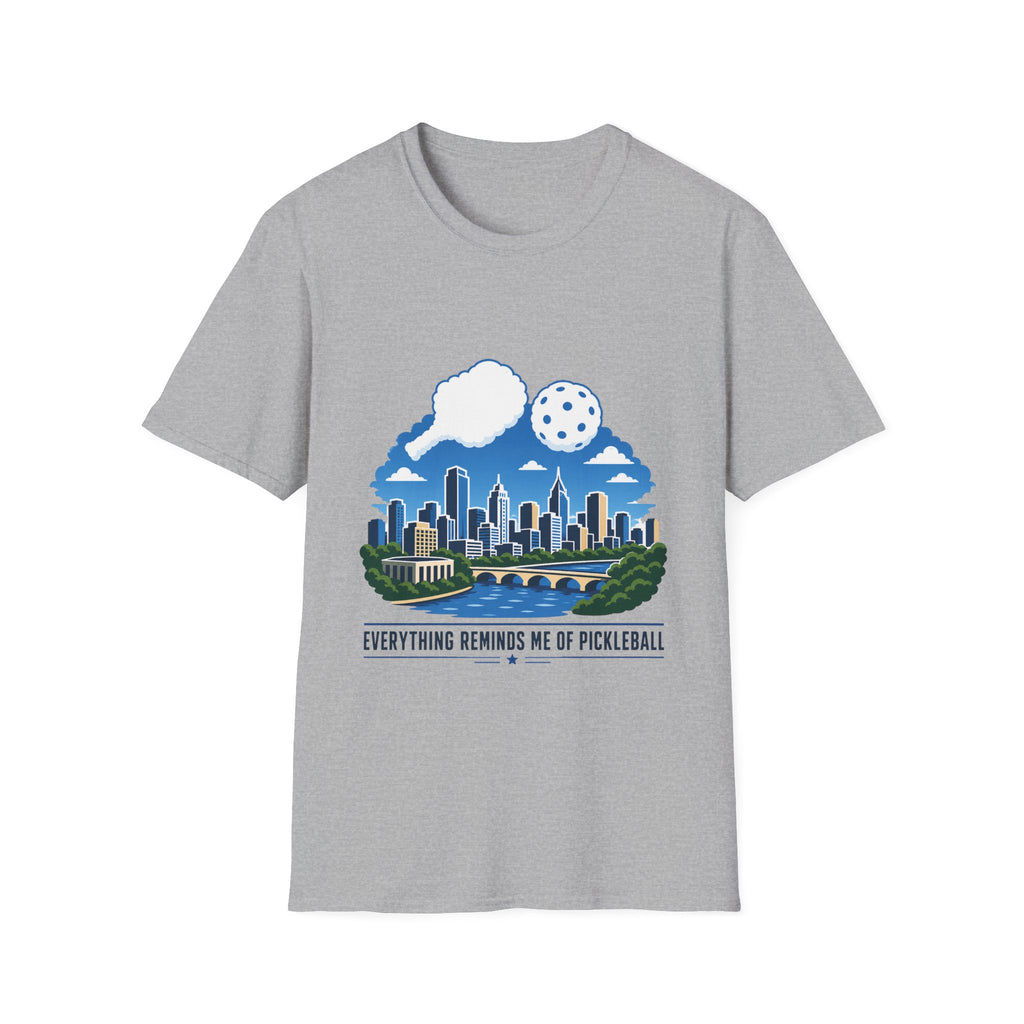 Pickleball City Skyline — "Everything Reminds Me of Pickleball"