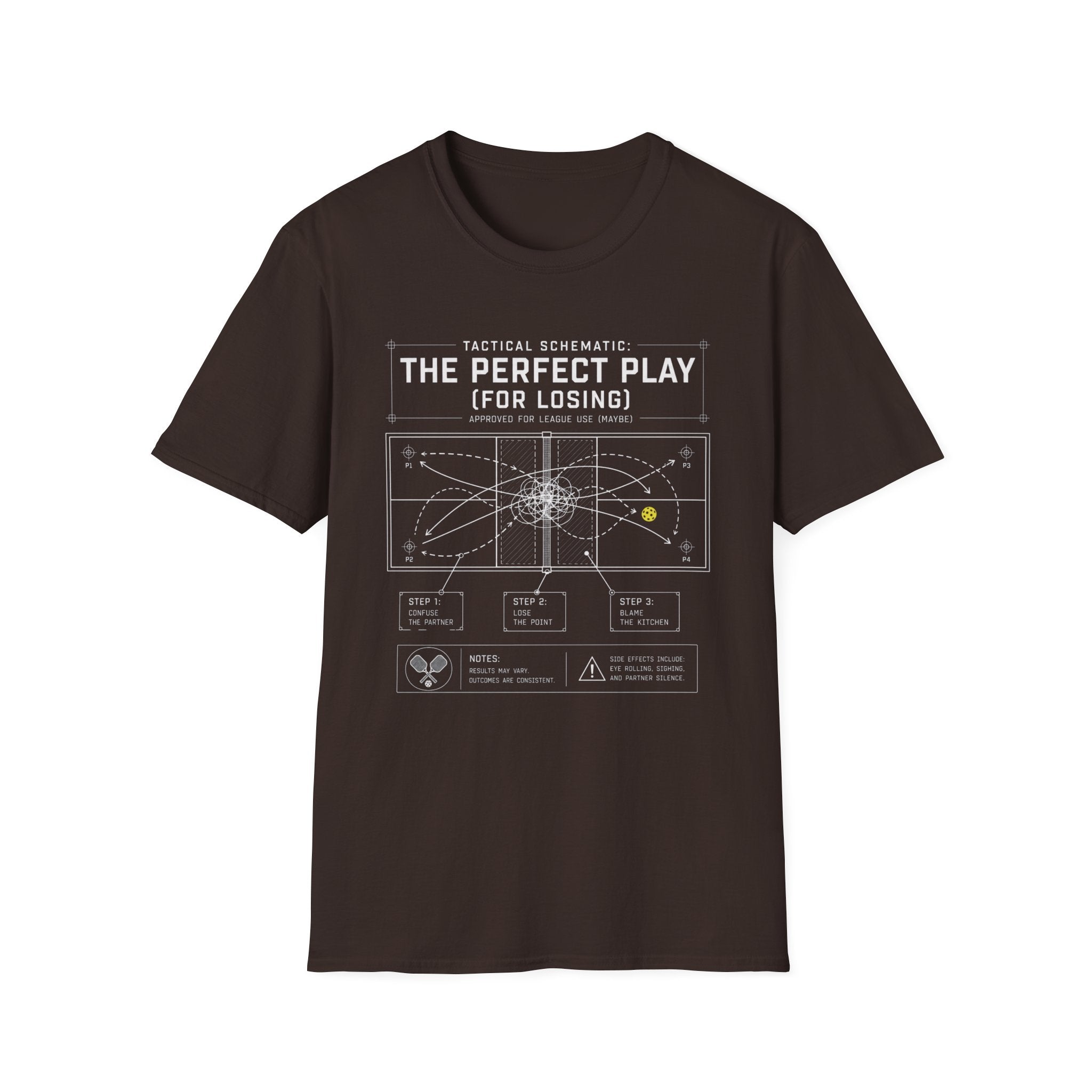 'The Perfect Play (For Losing)' Tactical Pickleball Shirt