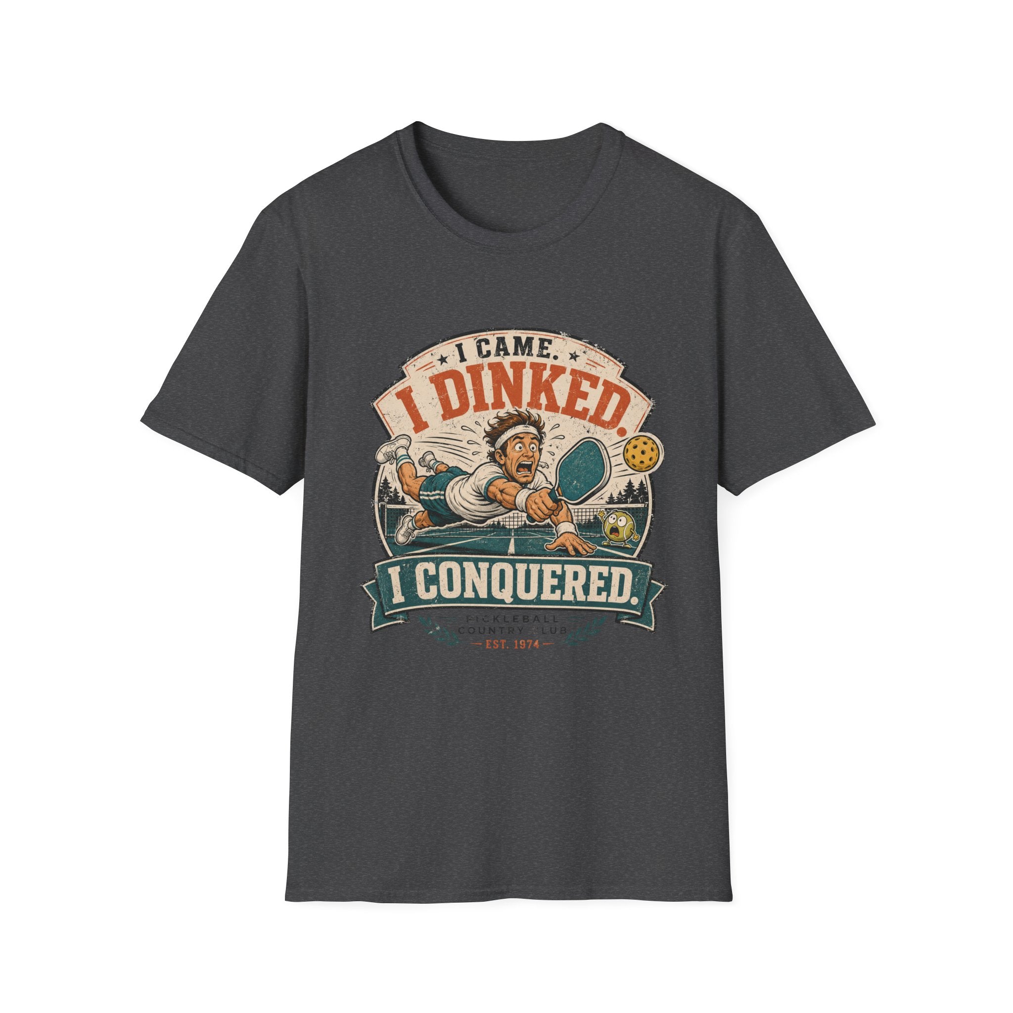 I Came, I Dinked, I Conquered Pickleball T-Shirt