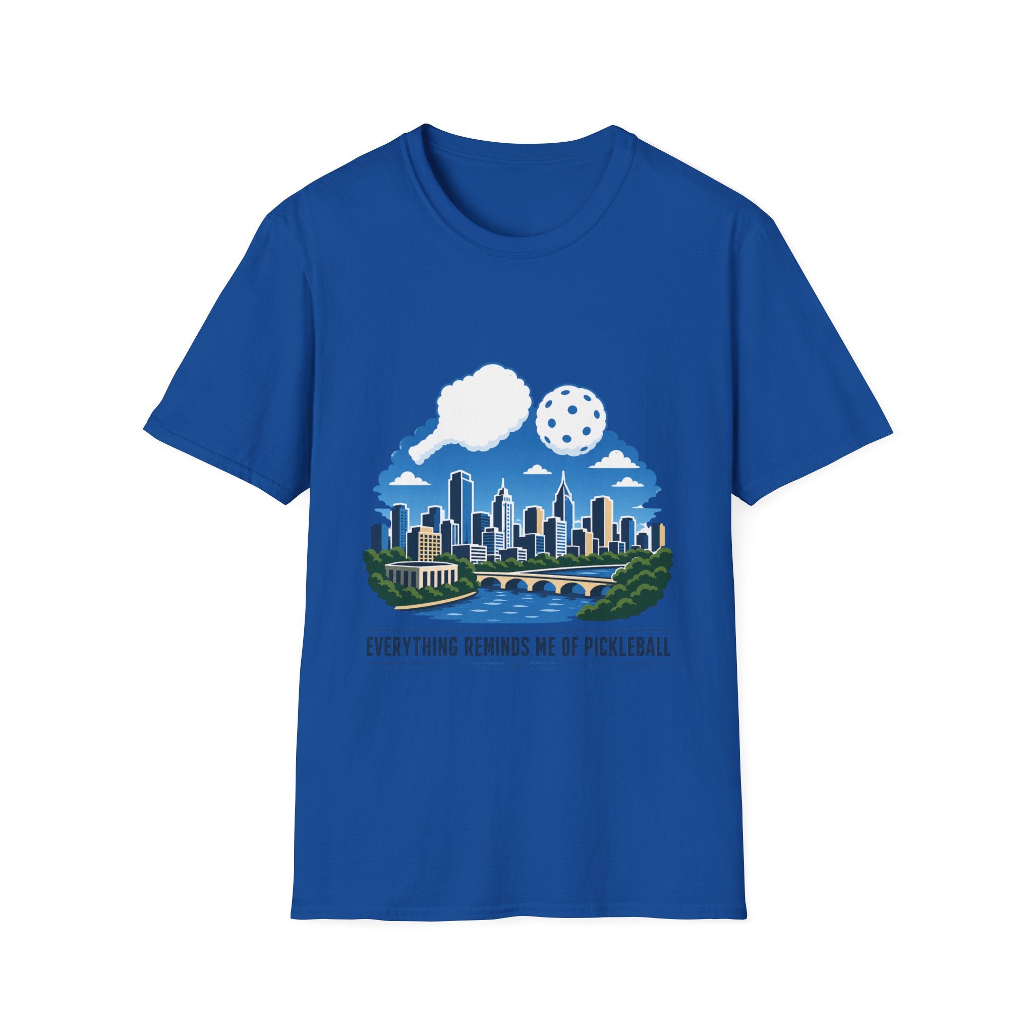 Pickleball City Skyline — "Everything Reminds Me of Pickleball"