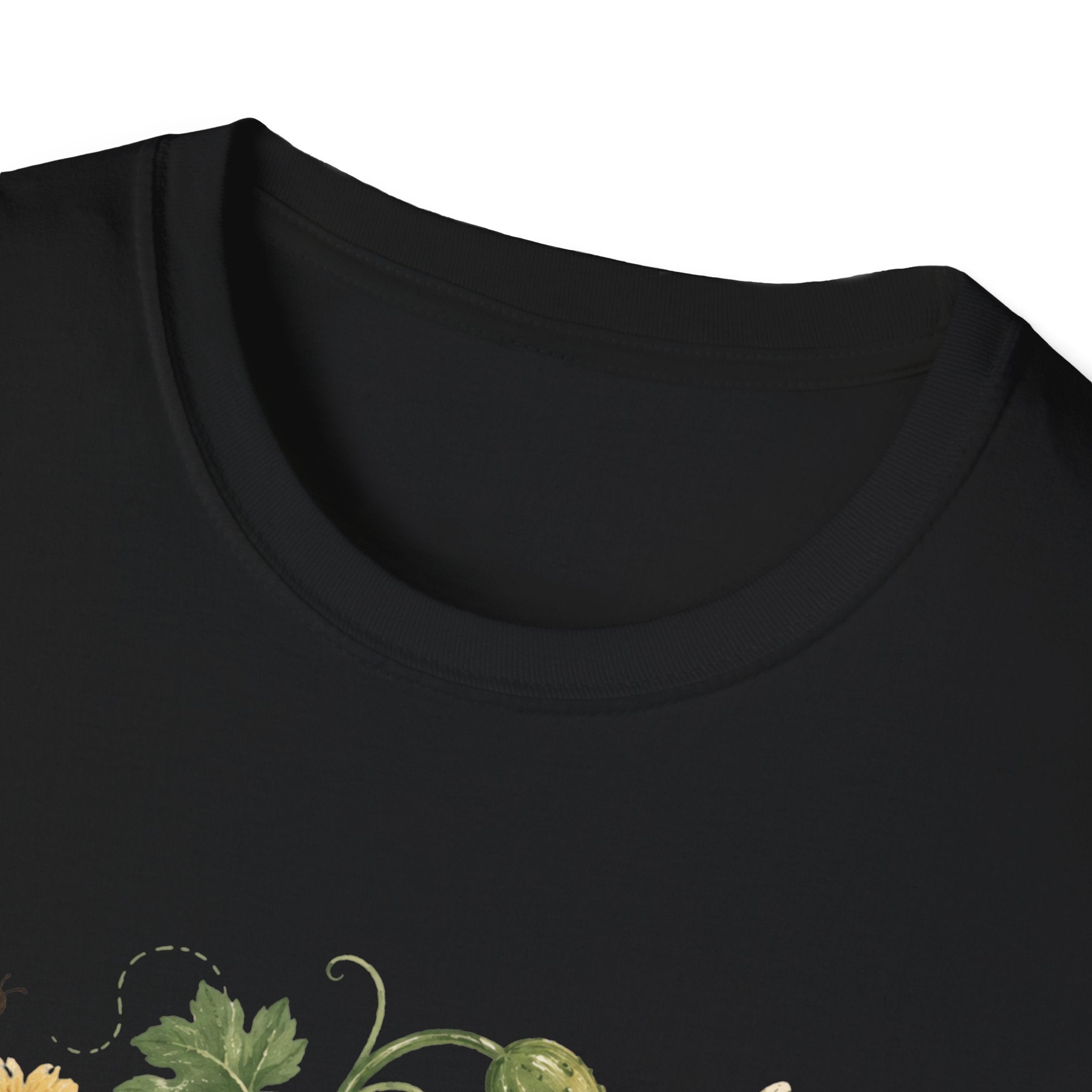 Pickleball Floral Paddle T-Shirt — Retro Garden Pickleball Design