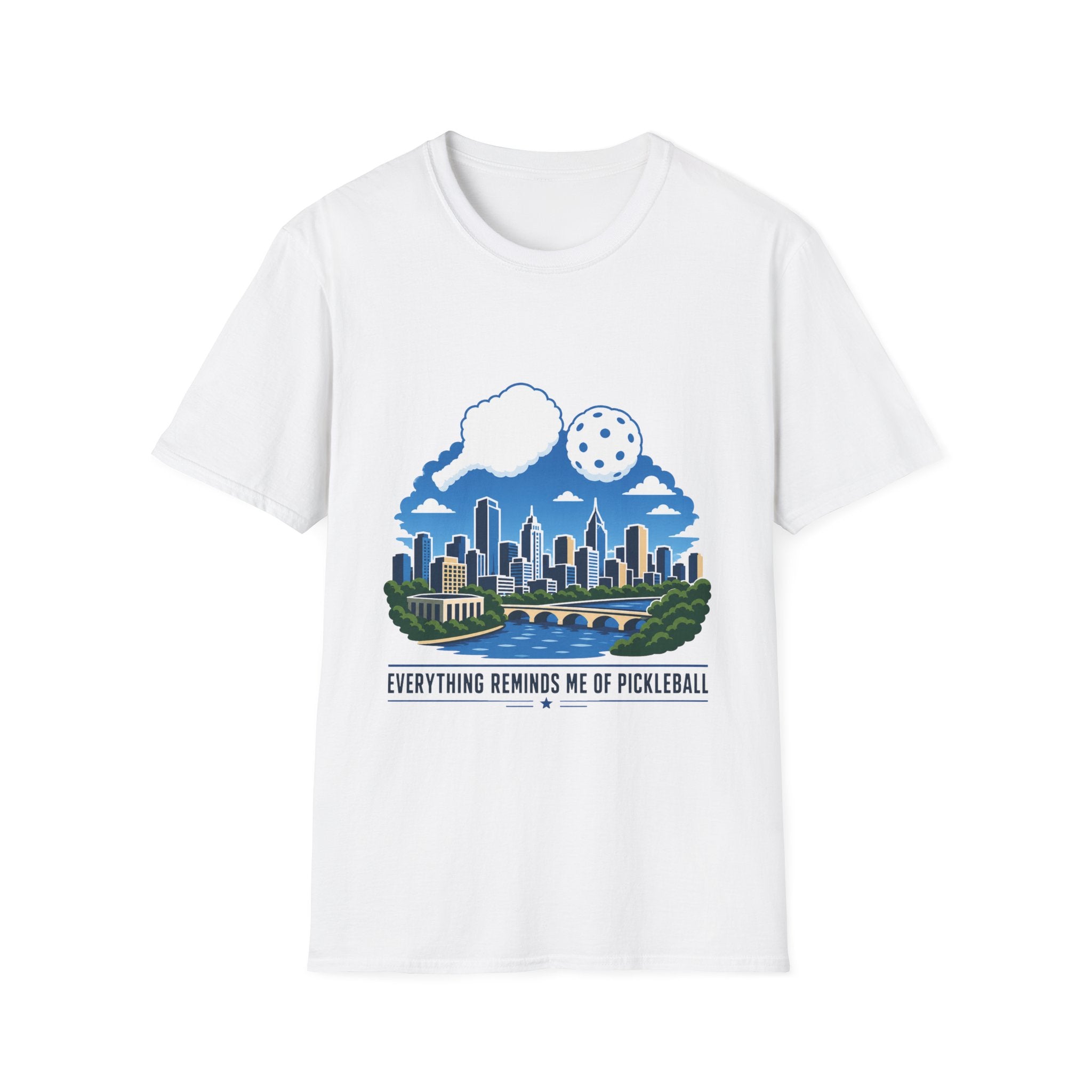 Pickleball City Skyline — "Everything Reminds Me of Pickleball"