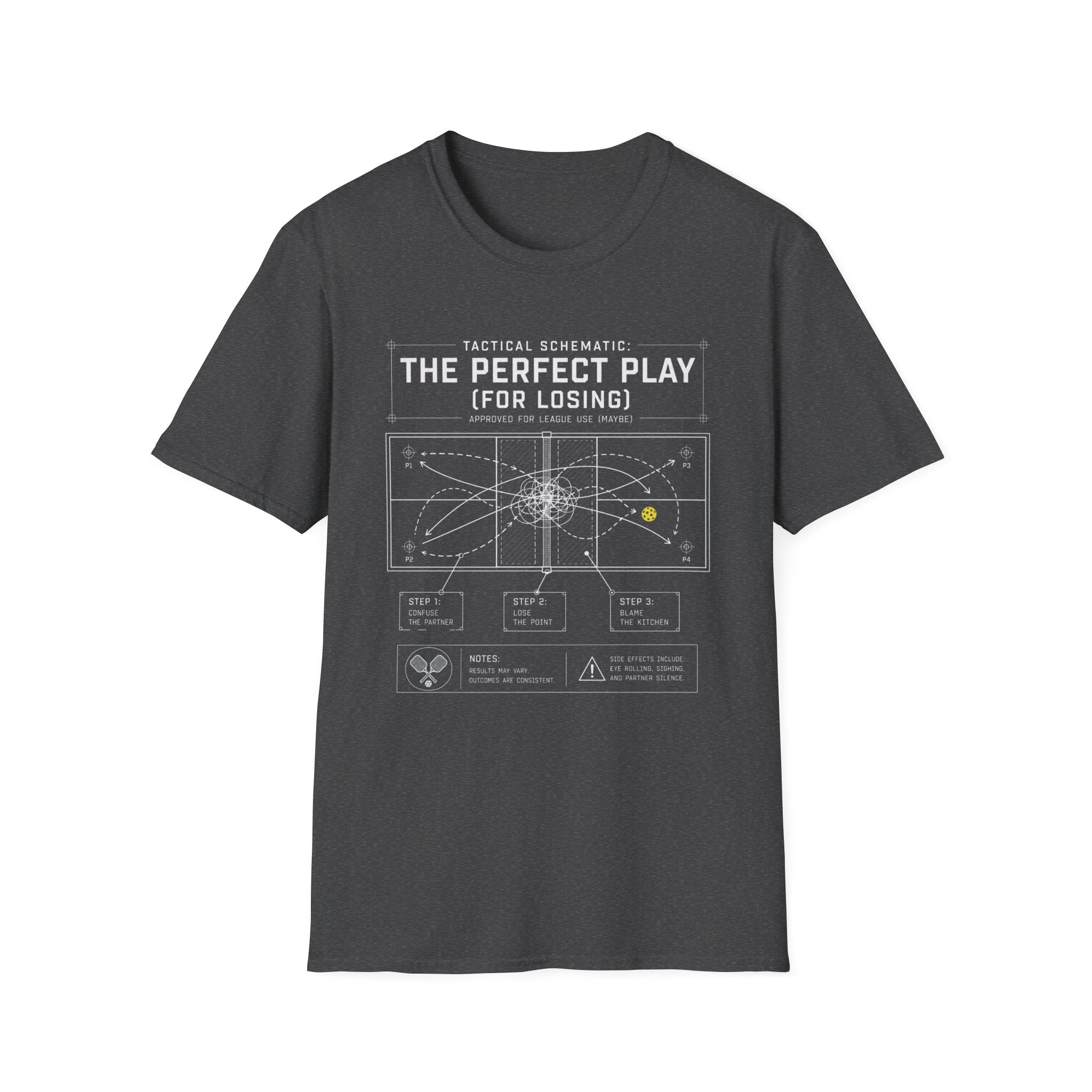 'The Perfect Play (For Losing)' Tactical Pickleball Shirt