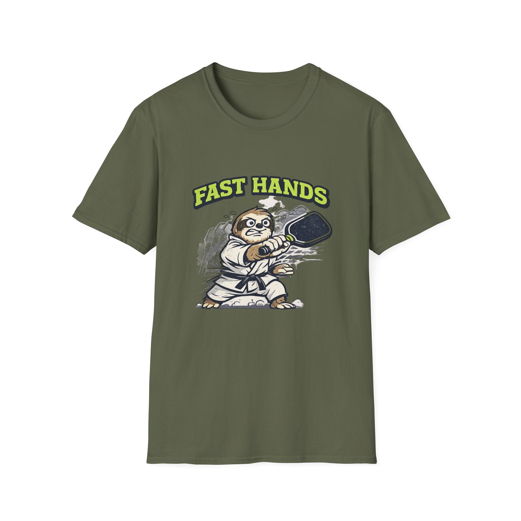 Fast Hands Pickleball Sloth T-Shirt