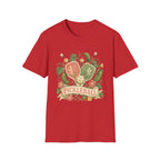 Pickleball Floral Paddle T-Shirt — Retro Garden Pickleball Design